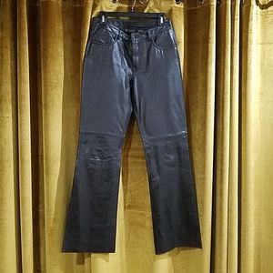 Vintage Express leather jeans